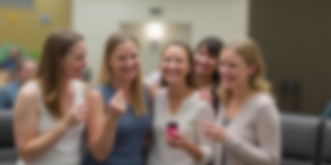 Happy employees enjoying company perks